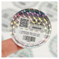 3D Custom Hologram Sticker with Qr Code & Serial Number & Scannable Barcode Numbers